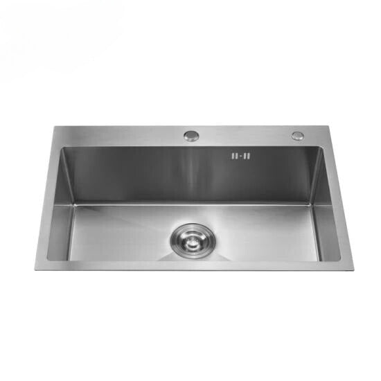 SINGLE HANDMADE KITCHEN SINK 68CM x 45CM